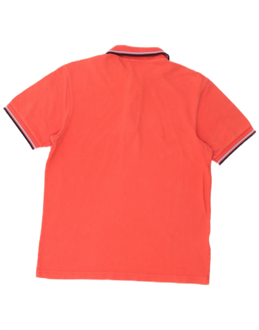 Fred Perry Herren-Poloshirt aus mittelroter, gestreifter Baumwolle