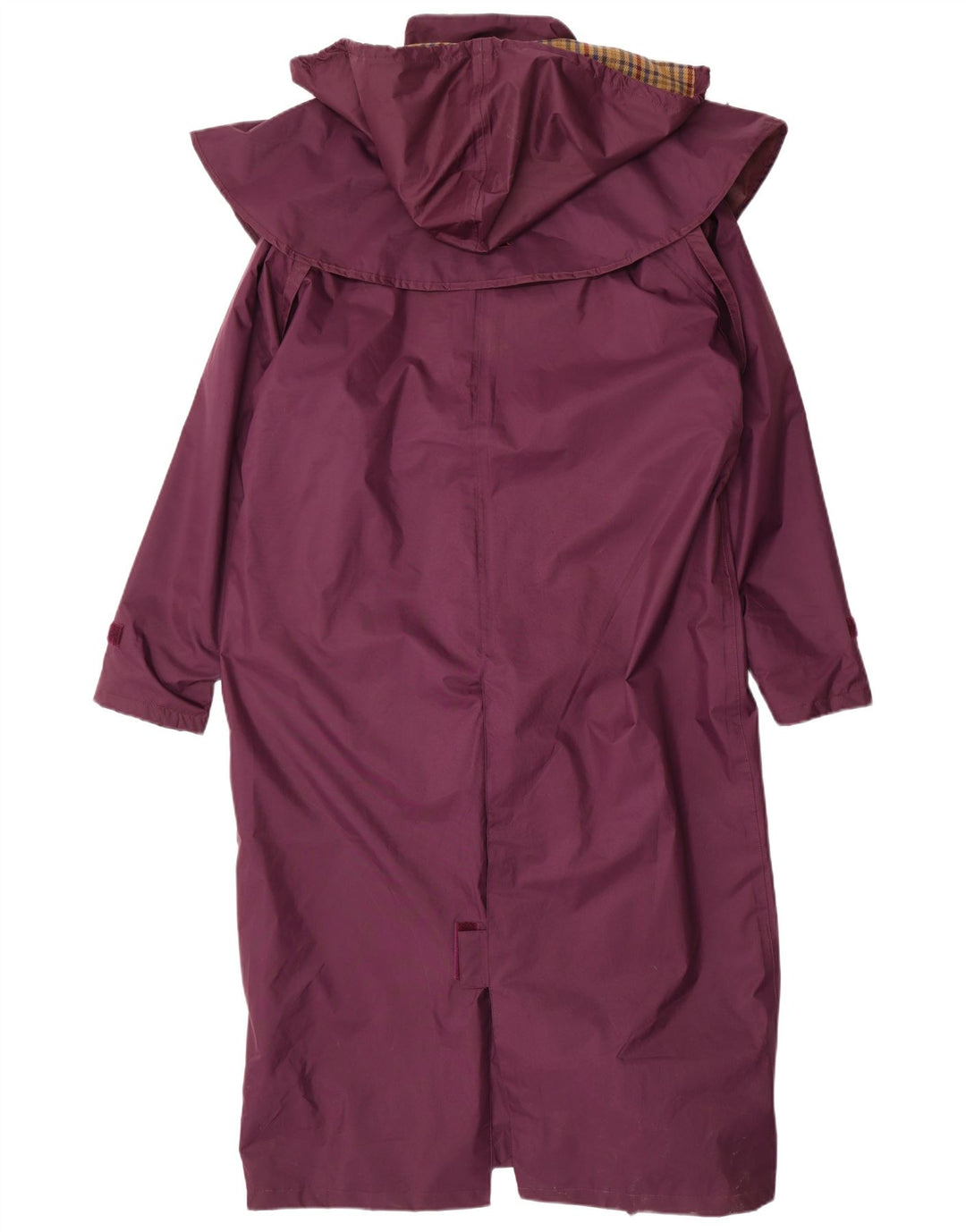 Target Dry Womens Übergroßer Kapuzen-Trenchcoat UK 14 Large Lila Polyester