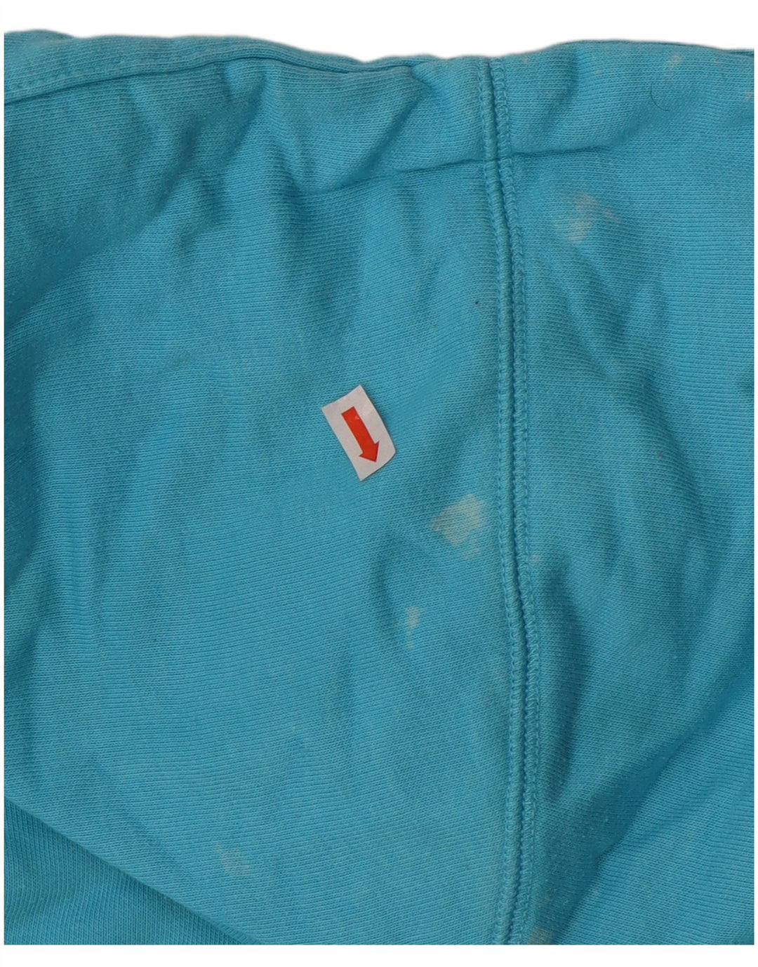 NIKE Womens Graphic Zip Hoodie Pullover UK 14 Mittelblaue Baumwolle