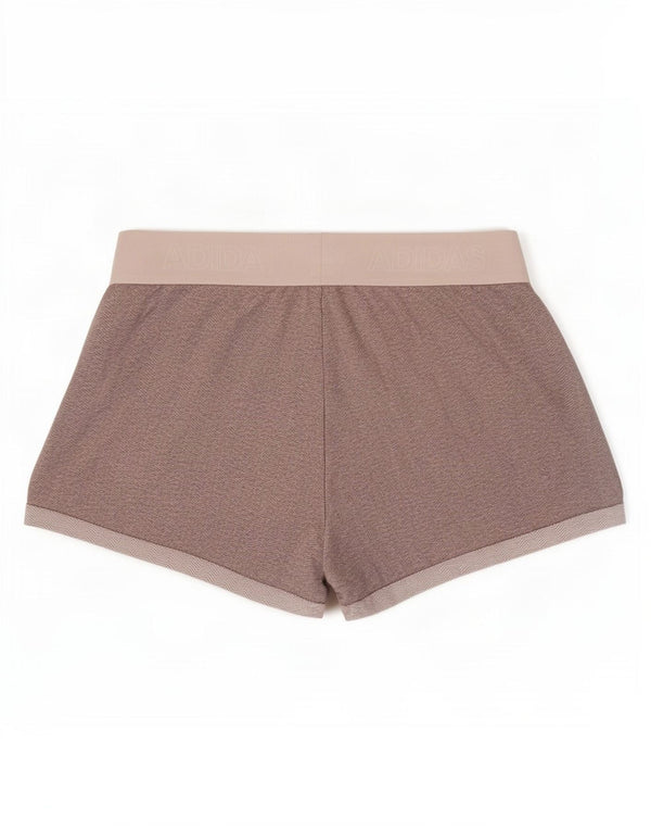 Adidas Damen Graphic Sport Shorts UK 16/18 Große graue Colourblock-Baumwolle