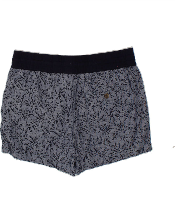 J. CREW Womens Abstract Pattern Sport Shorts US 6 Medium  Navy Blue Cotton Vintage J. Crew and Second-Hand J. Crew from Messina Hembry 