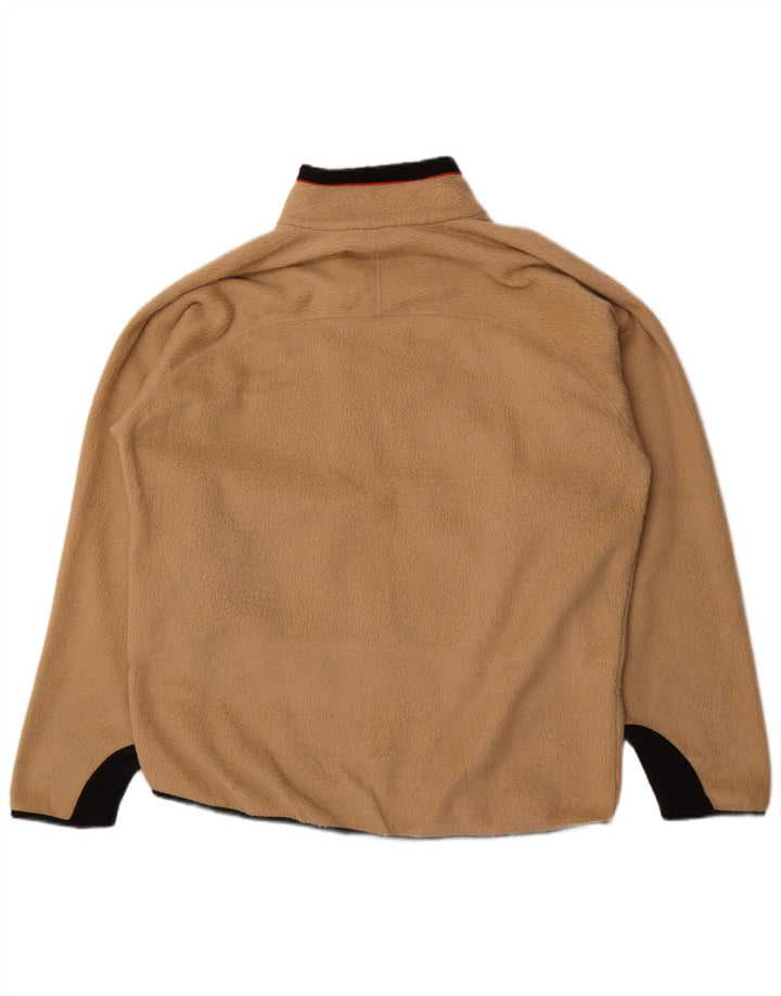Fila Herren Fleecejacke UK 44 2XL Beige Farbblock
