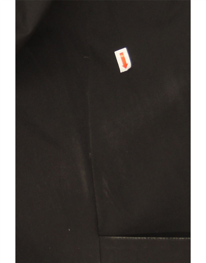 Canadiens Herren-Mantel mit Kapuze, gepolstert, IT 46, Größe S, Schwarz, Polyester