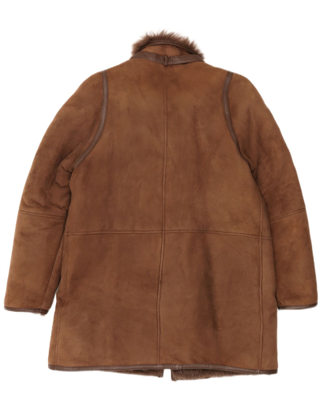 Vintage Damen Lammfellmantel EU 42 XL Braun