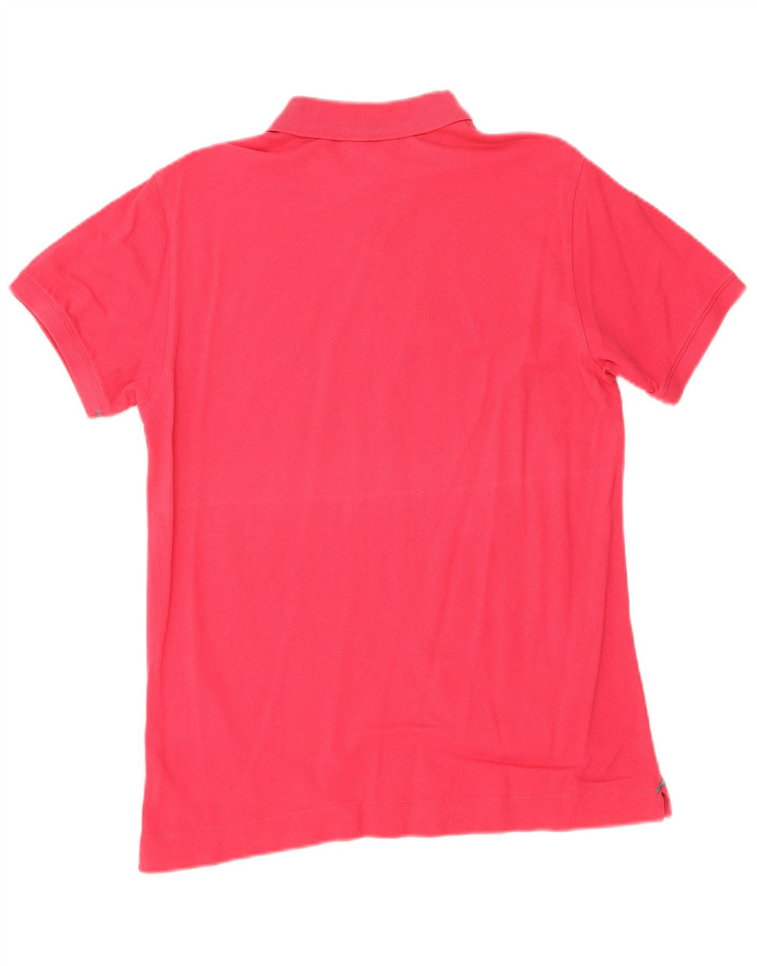 BEST COMPANY Mens Polo Shirt Medium Pink Cotton