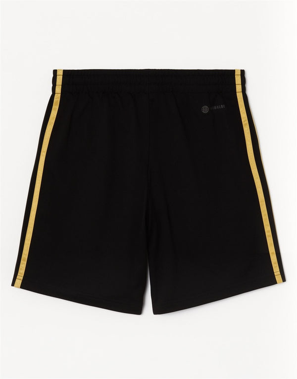 Adidas Jungen MESSI Graphic Sport Shorts 9–10 Jahre W25 L7 Schwarz Sport