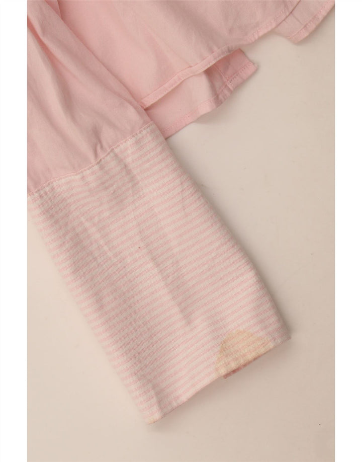 Tommy Hilfiger Damen formelles Hemd, US 10, groß, rosa gestreift