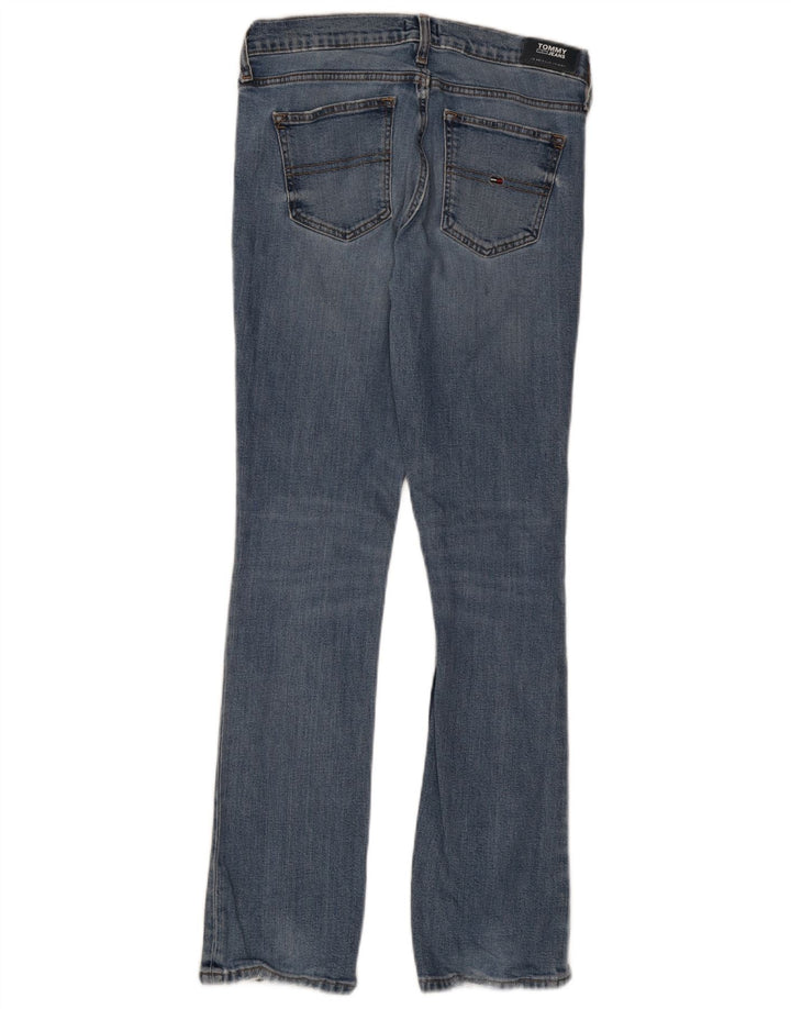 TOMMY HILFIGER Womens Bootcut Jeans W29 L32 Blue Cotton