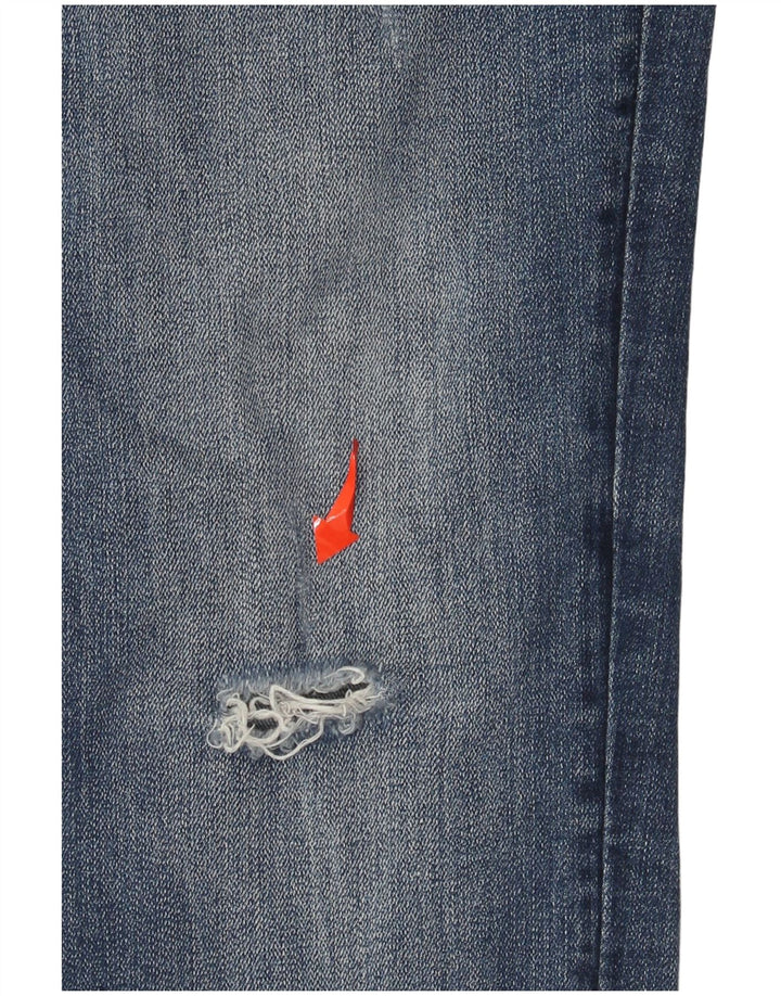Desigual Damen Skinny Jeans W28 L27 Blau