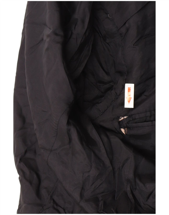 Gino Sartore Herren-Blazer aus Samt mit 3 Knöpfen, Gr. 36, Schwarz