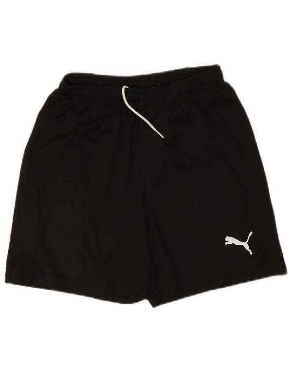 Puma Jungen Sportshorts 15–16 Jahre, schwarzes Polyester