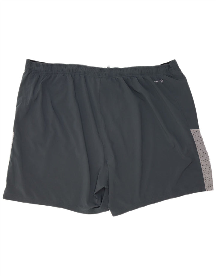 Russell Athletic Herren Dri-Power Sportshorts 3XL Grau Polyester