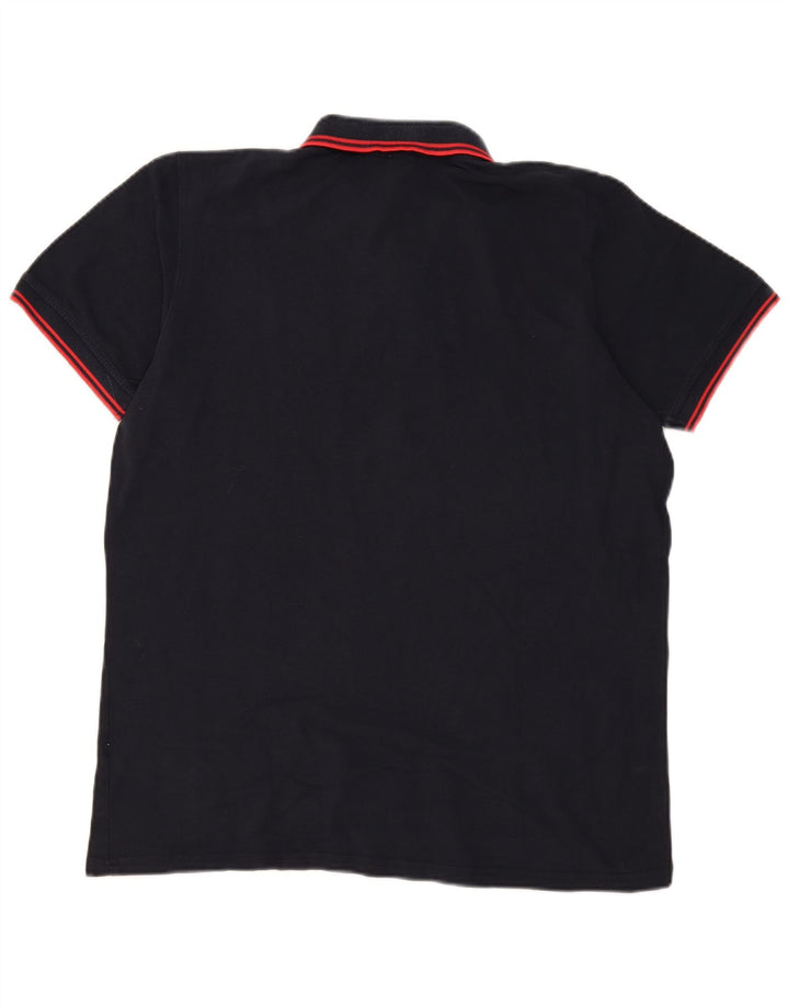 Kappa Herren Poloshirt XL Marineblau gestreift