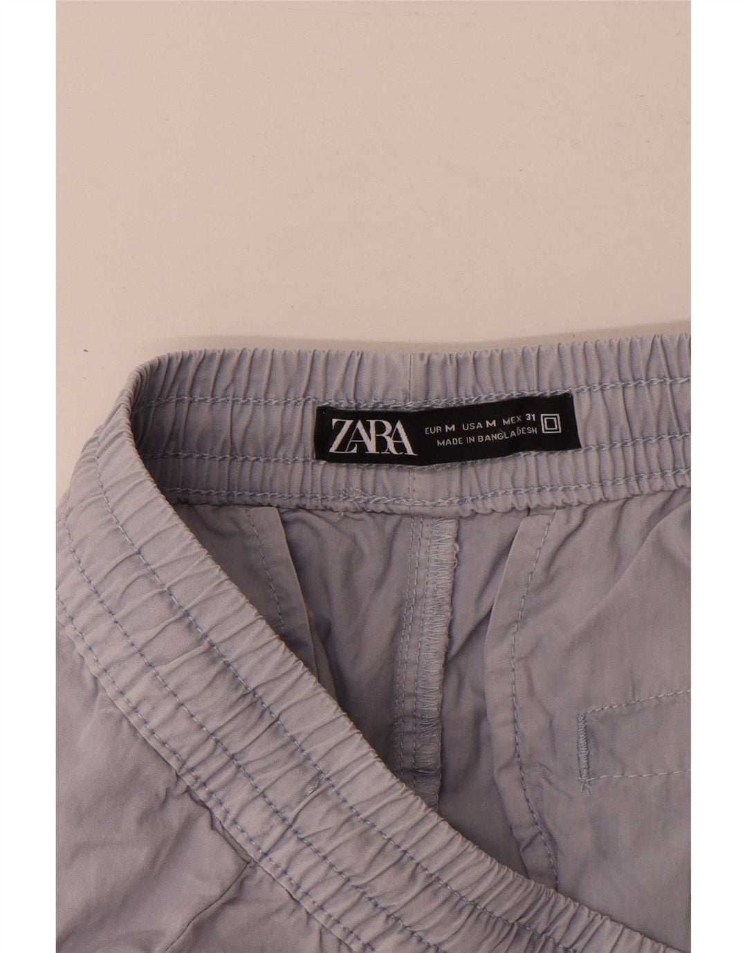 Zara Herren Cargoshorts Medium W31 Graue Baumwolle