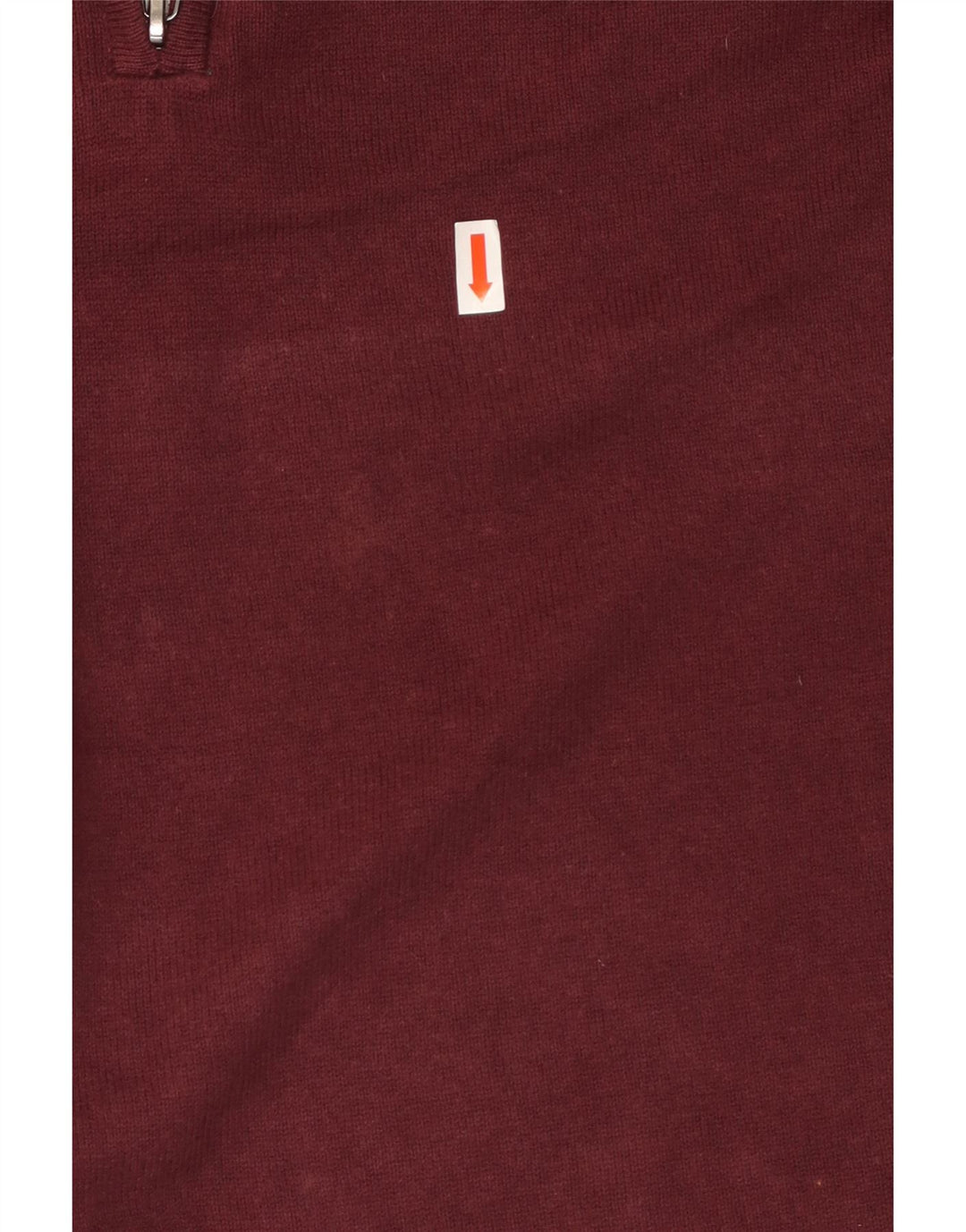 IZOD Herren-Pullover mit Reißverschluss am Hals, mittleres Kastanienbraun