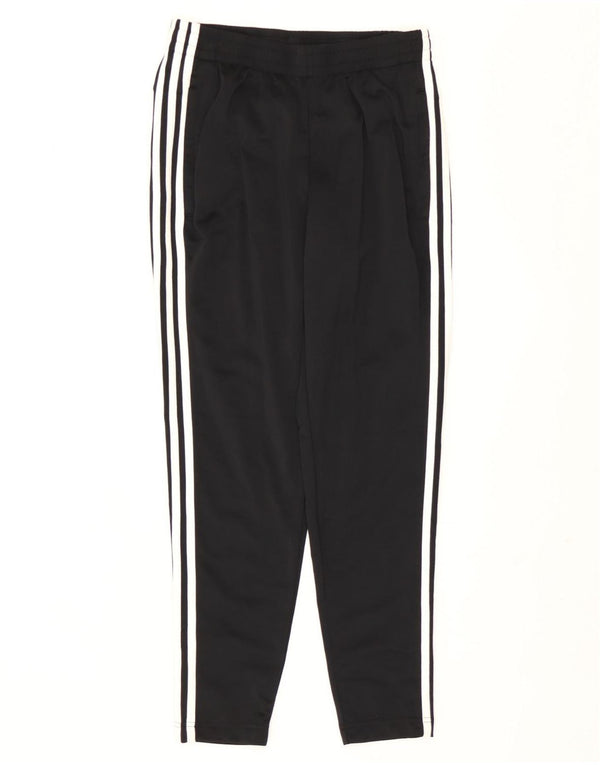 Adidas Damen Trainingshose Jogger UK 8/10 Small Schwarz Colourblock