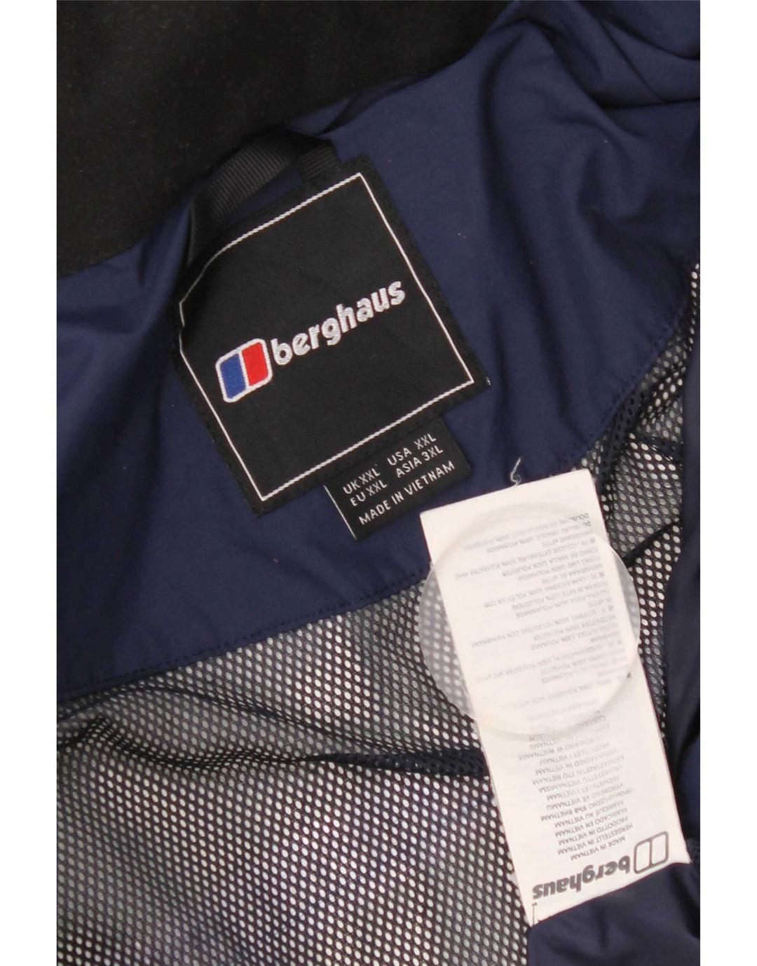 Berghaus Herren-Regenjacke mit Kapuze, UK 44 2XL, Marineblau, Polyester