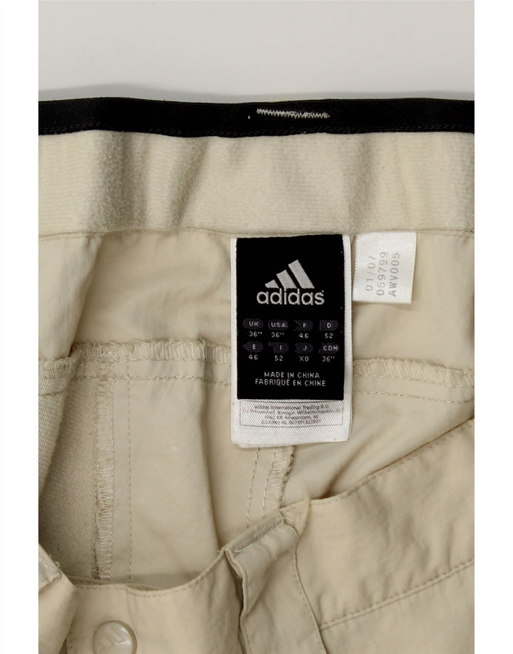 Adidas Herren Climalite Capri Cargohose W36 L21 Beige Polyamid