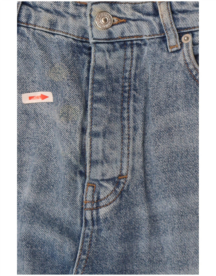 Zara Damen Loose Jeans EU 38 Small W28 L27 Blau
