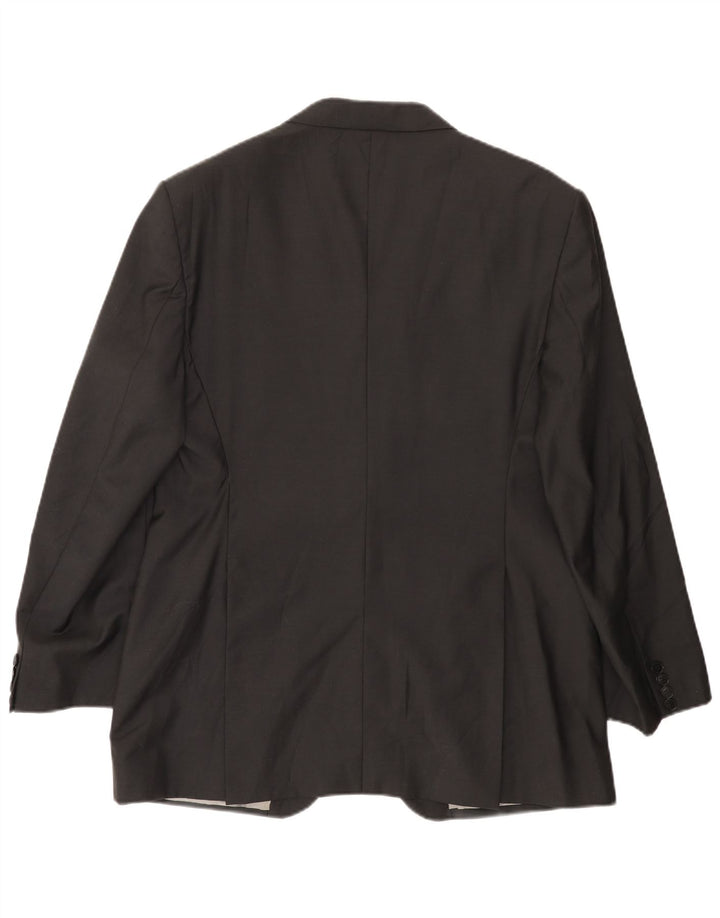 Ferre Herren Ittierre 2-Knopf-Blazerjacke IT 60 5XL graue Wolle