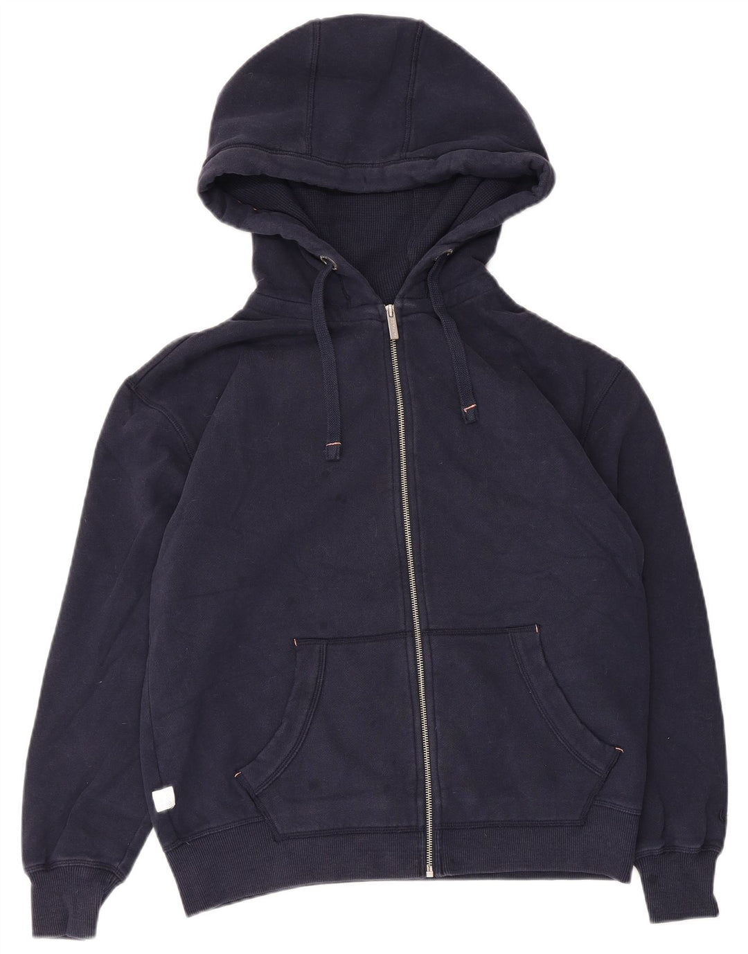 Fat Face Herren-Kapuzenpullover mit Reißverschluss, Größe S, marineblau, Baumwolle
