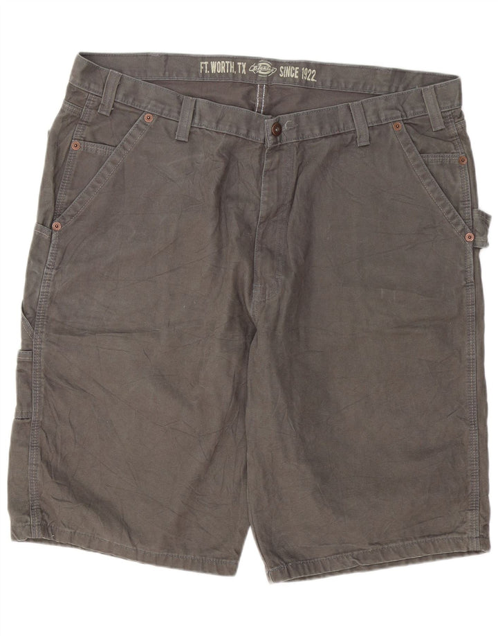 Dickies Herren-Cargoshorts mit entspannter Passform, W42, 2XL, graue Baumwolle