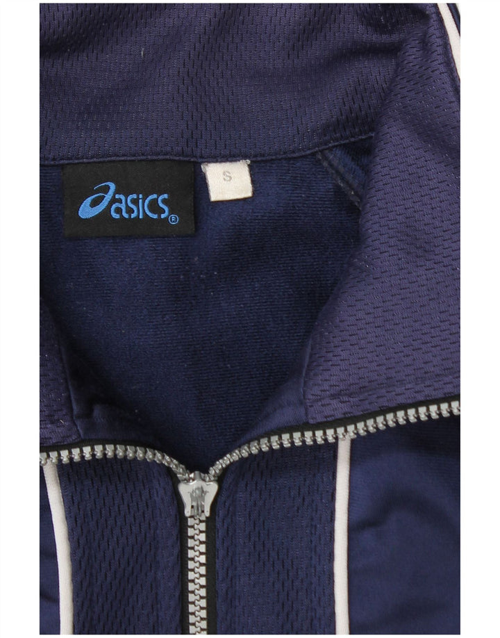 Asics Herren-Trainingsanzugoberteil, Jacke, Größe S, Marineblau