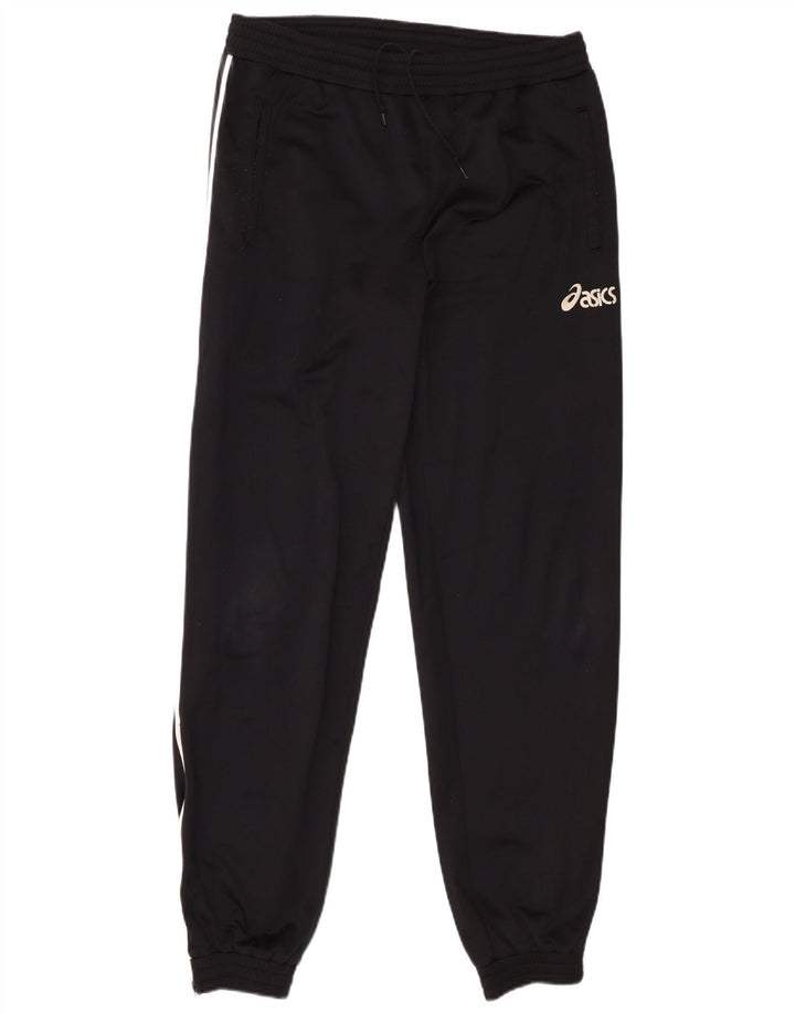 Asics Herren-Trainingshose, Jogginghose, Größe S, Schwarz, Polyester