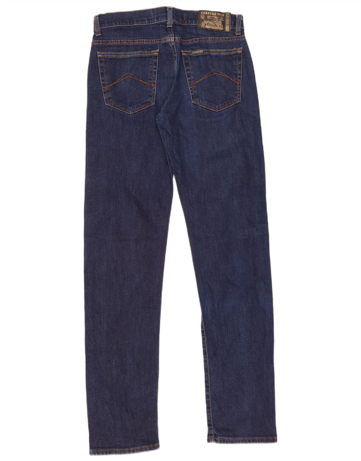 Carrera Herren 710 Regular Slim Jeans IT 46 Small W31 L33 Marineblaue Baumwolle