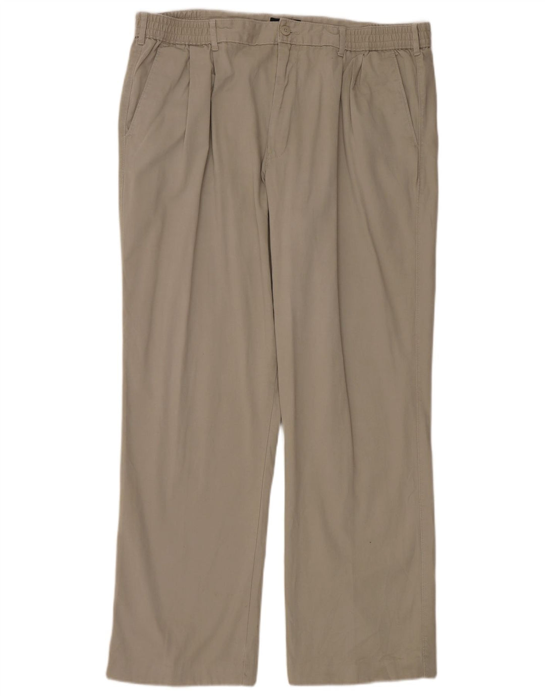 Marks & Spencer Herren Blue Harbor Pegged Chinohose W42 L33 Beige