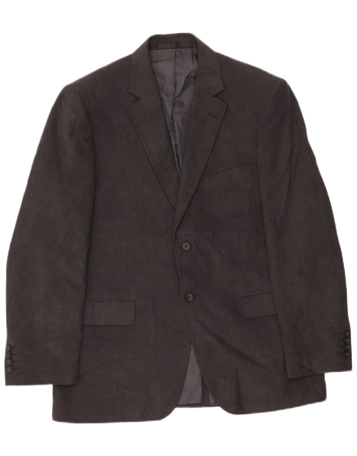 Marks & Spencer Herren-Blazer mit 2 Knöpfen, reguläre Passform, Größe 40, Grau