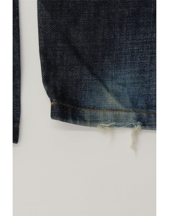Fat Face Herren Slim Jeans W32 L34 Marineblaue Baumwolle