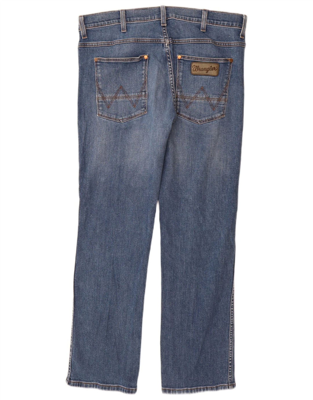 WRANGLER Damen-Jeans „Crank Straight“, W36, L32, Blau, Baumwolle