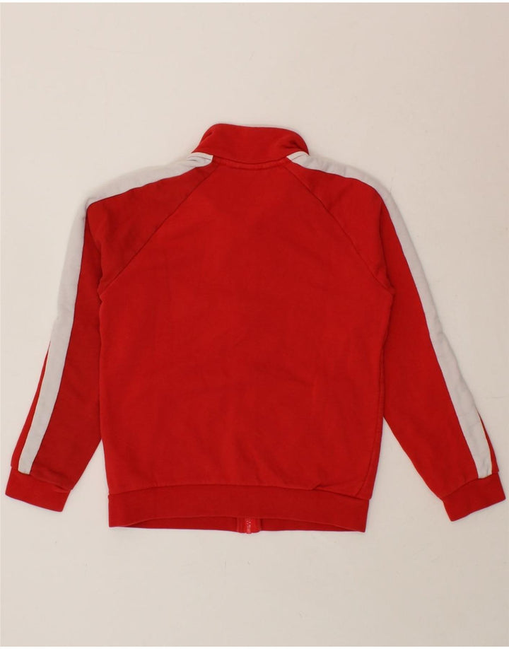 PUMA Boys Tracksuit Top Jacket 11-12 Years Large Red Colourblock Cotton Vintage Puma and Second-Hand Puma from Messina Hembry 
