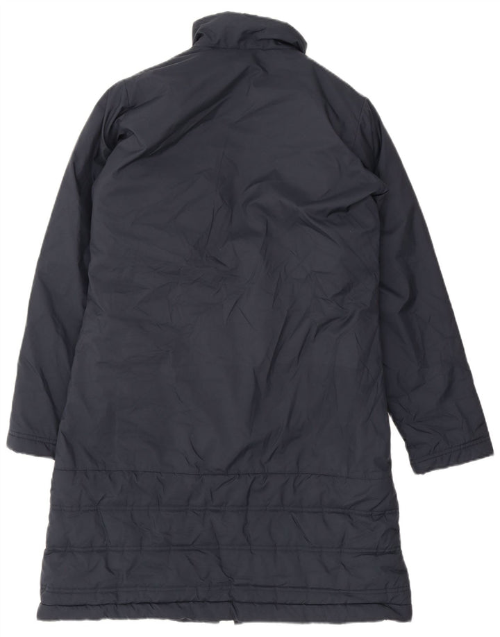 Adidas Damen Wattierter Mantel UK 12 Medium Marineblau Polyester