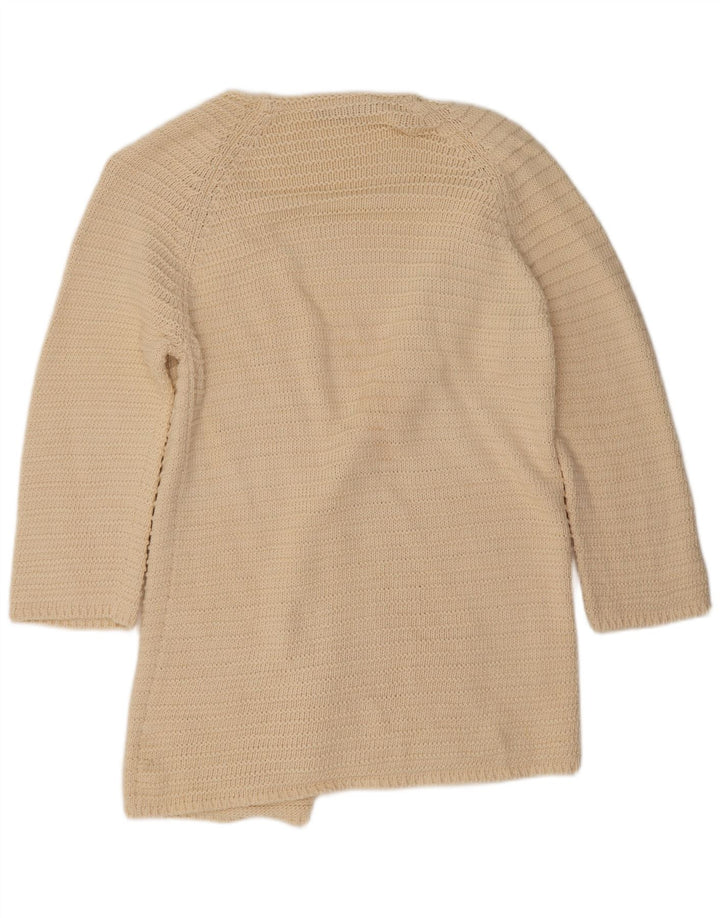French Connection Damen-Longline-Strickjacke, Gr. 10, Größe S, gebrochenes Weiß