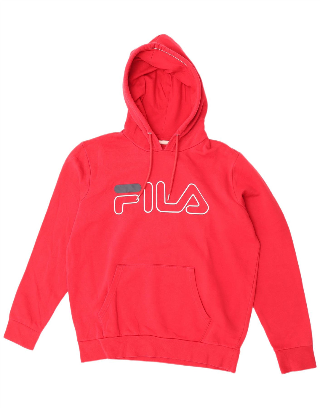 Fila Herren Graphic Hoodie Pullover Mittelrot
