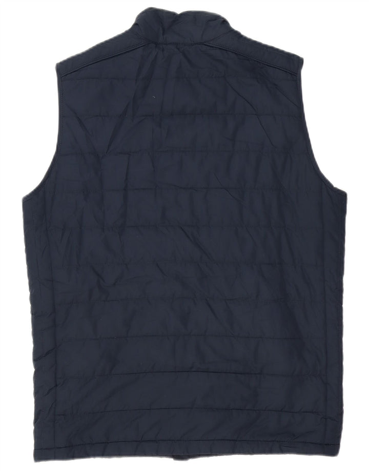 Jack & Jones Herren Wattierte Weste UK 38 Mittel Marineblau