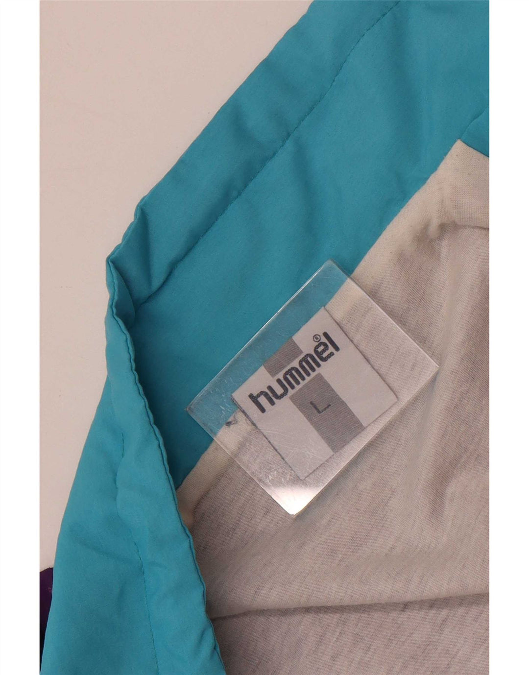 Hummel Herren-Trainingsanzug-Top-Jacke, groß, lila, Farbblock
