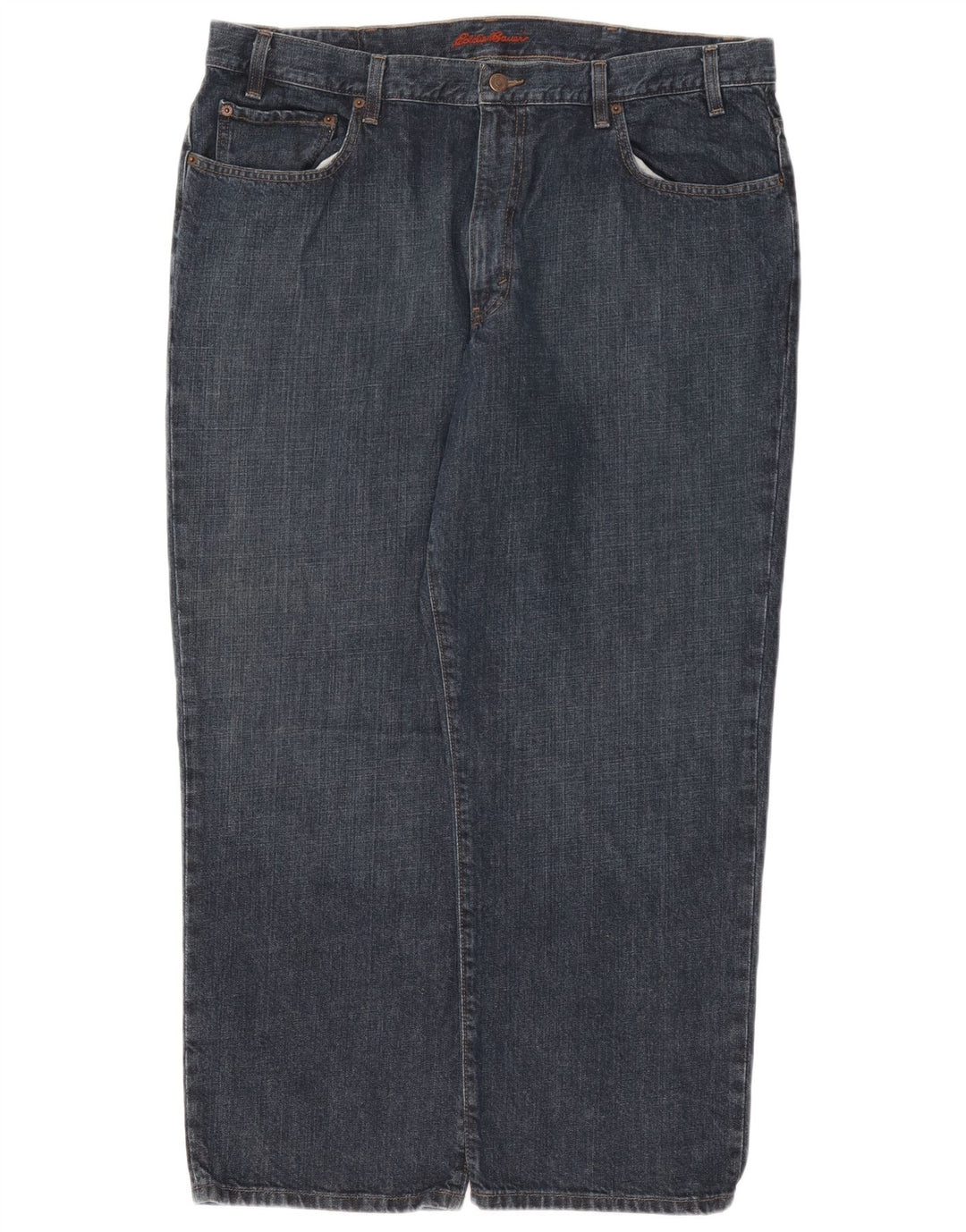 Eddie Bauer Herren Straight Jeans W40 L30 Blaue Baumwolle