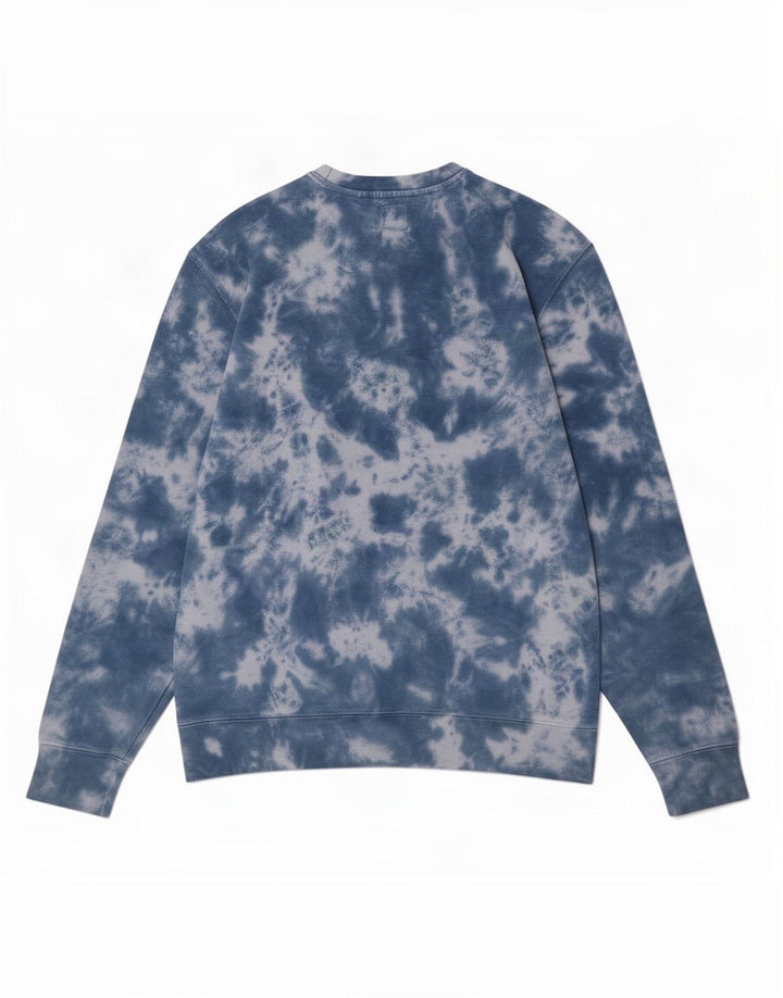 Levi's Herren-Sweatshirt mit Standard-Passform, mittelblaue Batik-Baumwolle