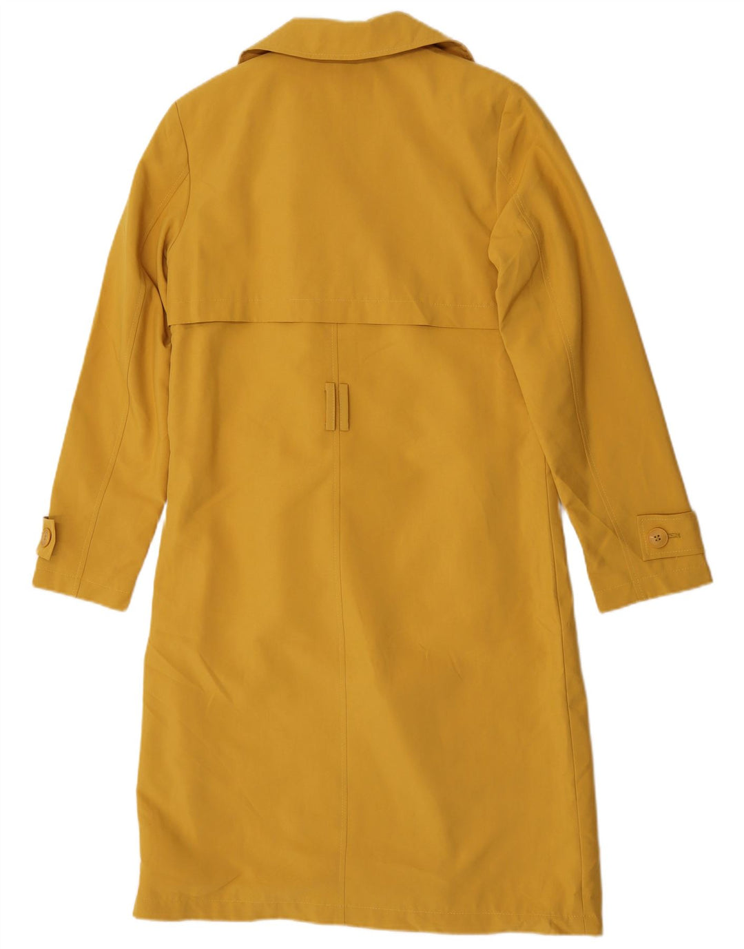 Marks & Spencer Damen Trenchcoat UK 8 Small Gelb Polyester