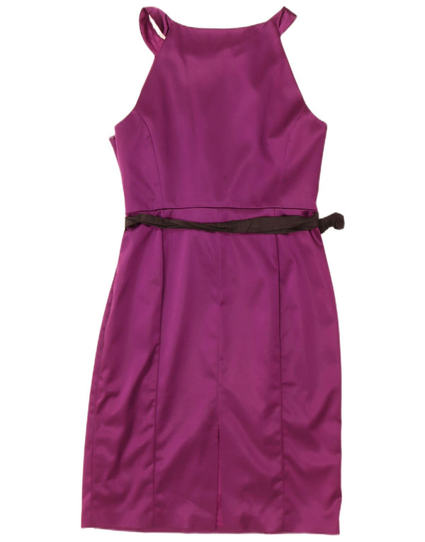 Coast Damen Ärmelloses Etuikleid UK 18 XL Lila Acetat