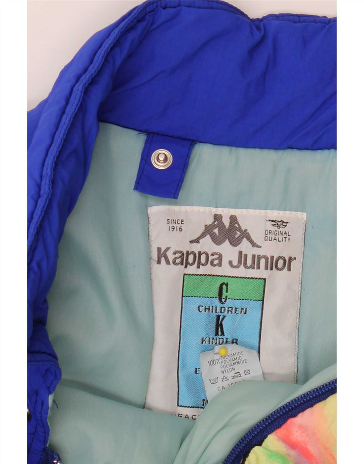 Kappa Boys Graphic Relaxed Fit Skijacke 15-16 Jahre Blauer Farbblock