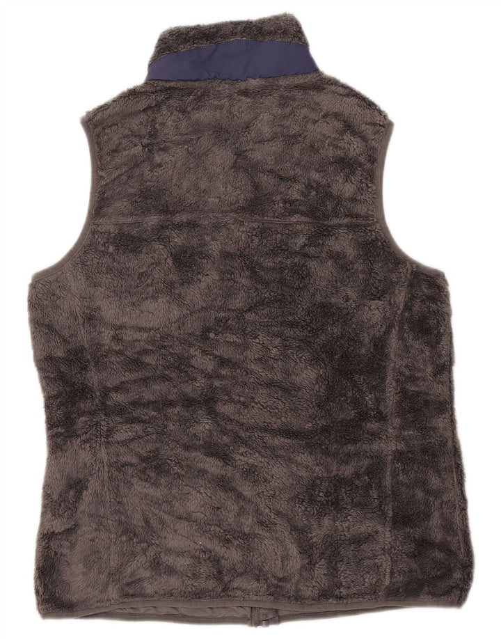 L.L.BEAN Damen Fleeceweste UK 14 Mittelgraues Polyester