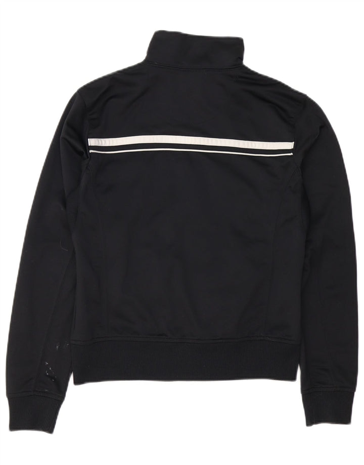 NIKE Damen-Trainingsanzug-Top-Jacke UK 10/12 Medium Schwarz