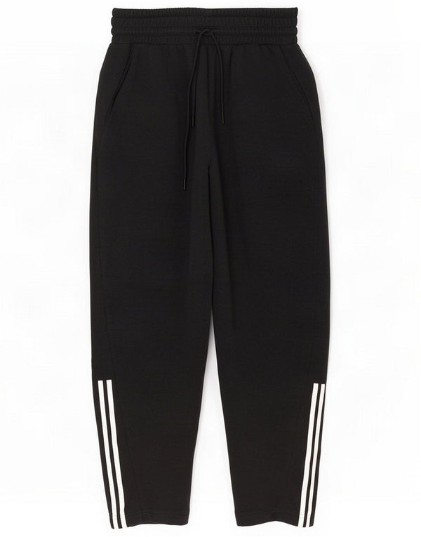 Adidas Womens Loose Fit Trainingshose UK 8/10 Small Black Cotton