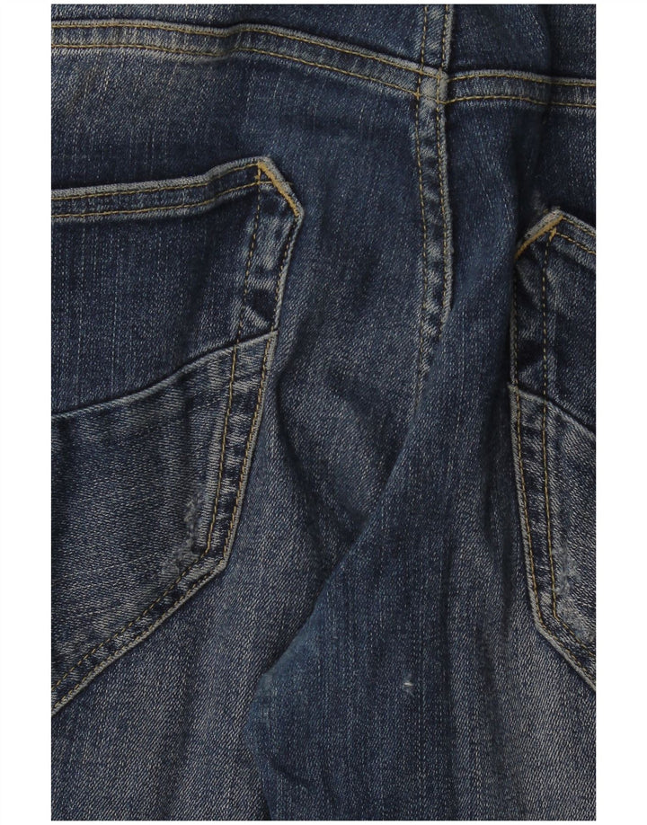 Meltin' Pot Capri-Jeans für Damen, W38, L22, blaue Baumwolle