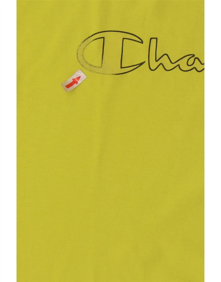 Champion Herren-T-Shirt mit Grafik, mittelgrüne Baumwolle