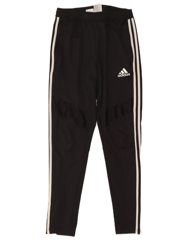 Adidas Damen Trainingshose UK 8 Small Schwarz Polyester